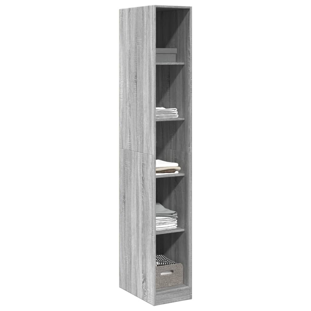 Garde-robe sonoma gris 30x50x200 cm bois d'ingénierie - XIOS