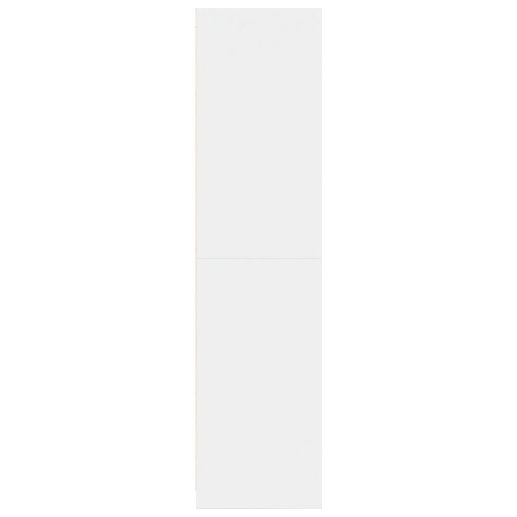 Garde-robe Blanc 50x50x200 cm Bois d'ingénierie - XIOS