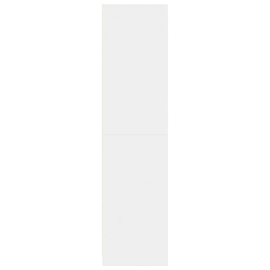 Garde-robe blanc 80x50x200 cm bois d'ingénierie - XIOS