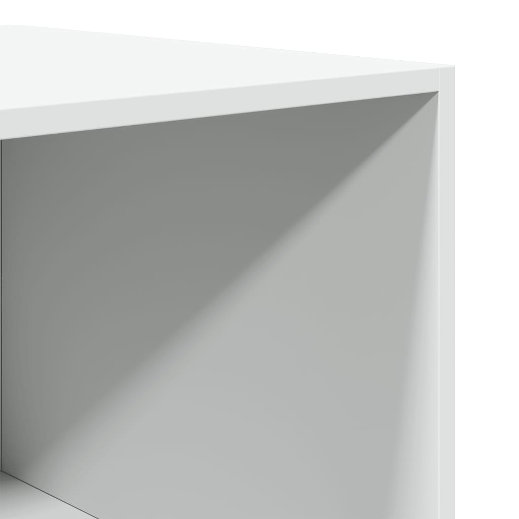 Garde-robe blanc 80x50x200 cm bois d'ingénierie - XIOS