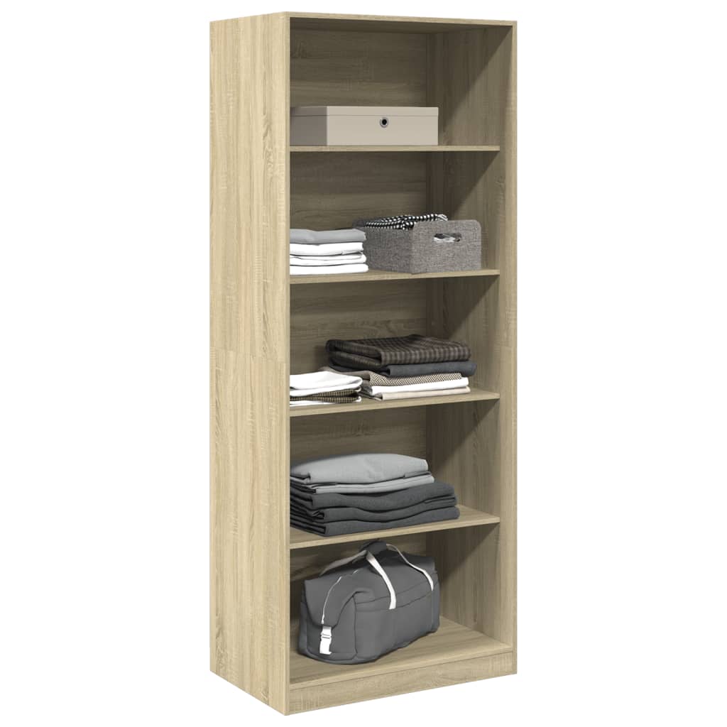 Garde-robe chêne sonoma 80x50x200 cm bois d'ingénierie - XIOS