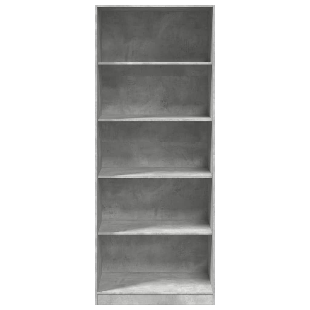 Garde-robe gris béton 80x50x200 cm bois d'ingénierie - XIOS