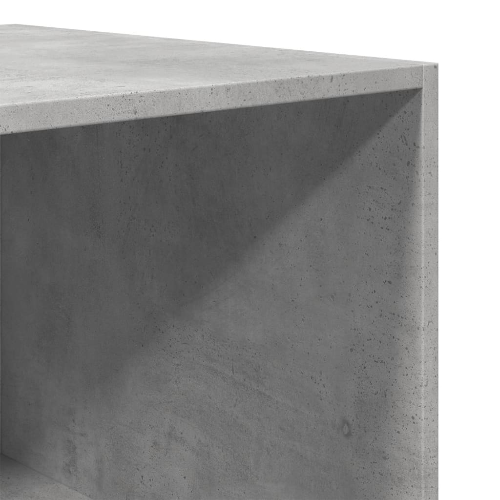 Garde-robe gris béton 80x50x200 cm bois d'ingénierie - XIOS