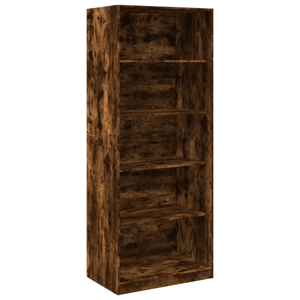 Garde-robe chêne fumé 80x50x200 cm bois d'ingénierie - XIOS