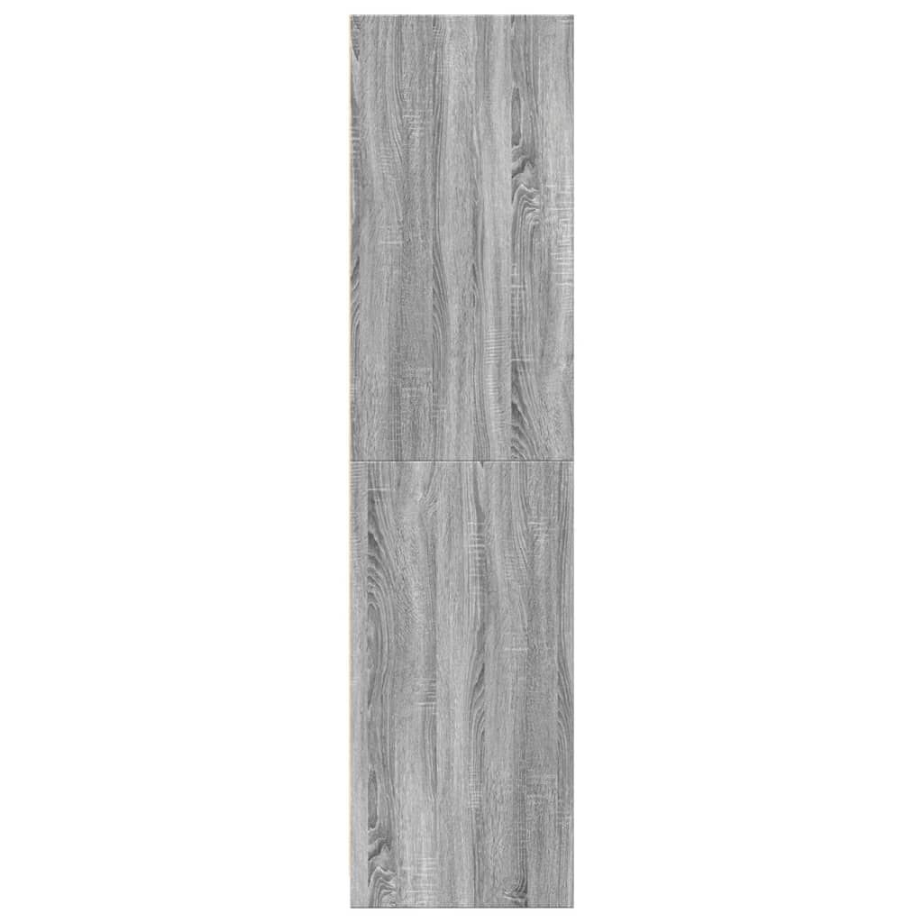 Garde-robe sonoma gris 80x50x200 cm bois d'ingénierie - XIOS