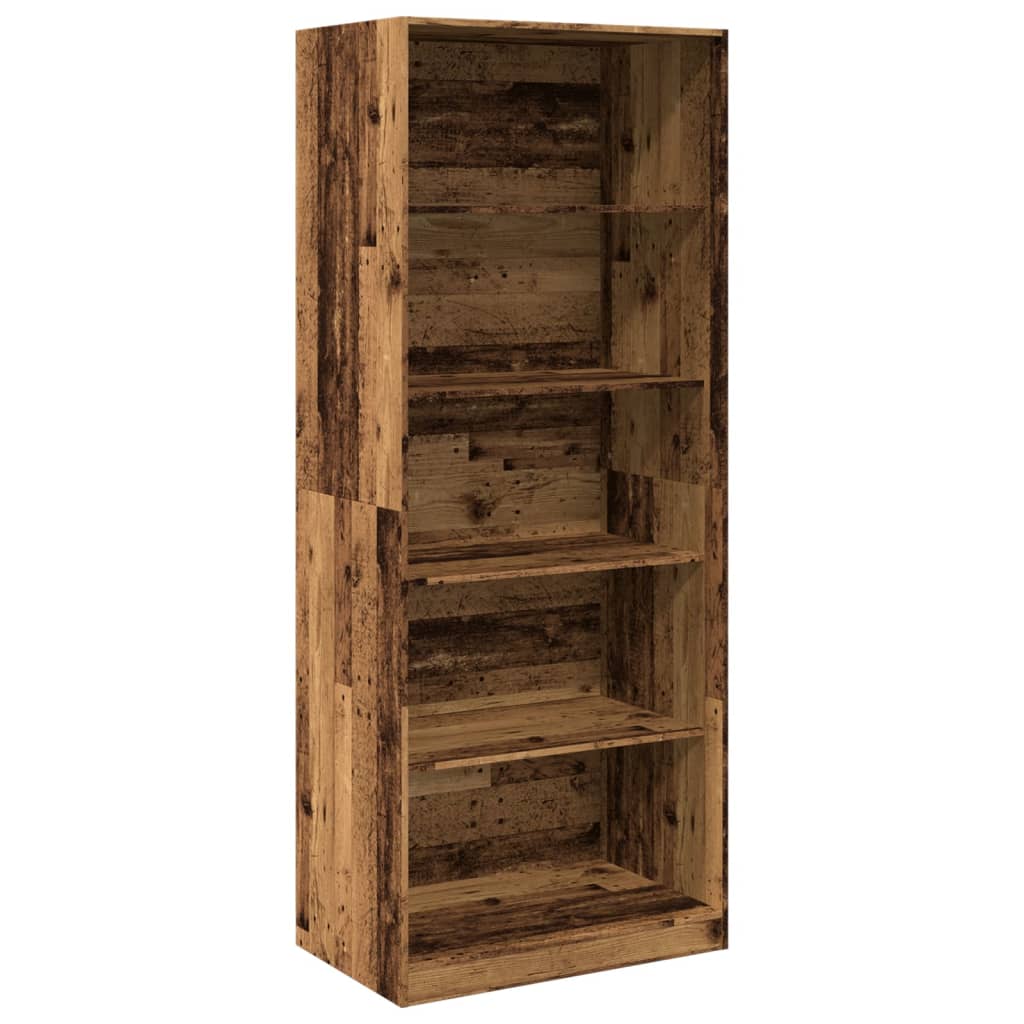 Garde-robe vieux bois 80x50x200 cm bois d'ingénierie - XIOS