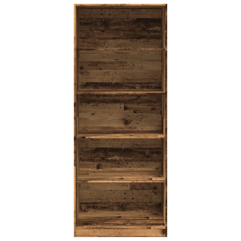 Garde-robe vieux bois 80x50x200 cm bois d'ingénierie - XIOS