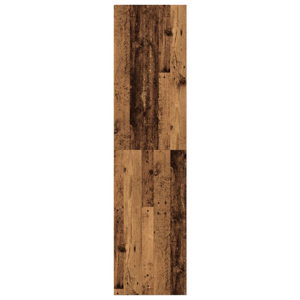 Garde-robe vieux bois 80x50x200 cm bois d'ingénierie - XIOS