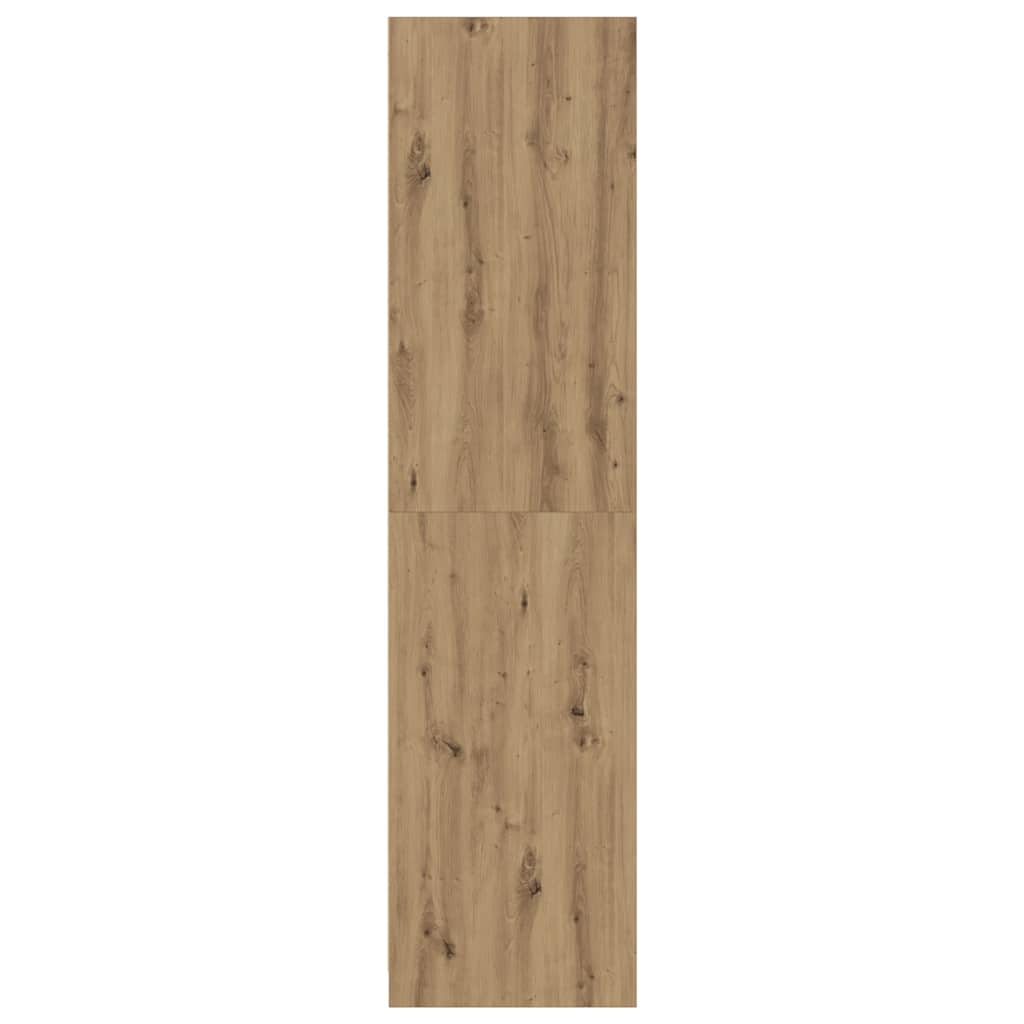 Garde-robe chêne artisanal 80x50x200 cm bois d'ingénierie - XIOS
