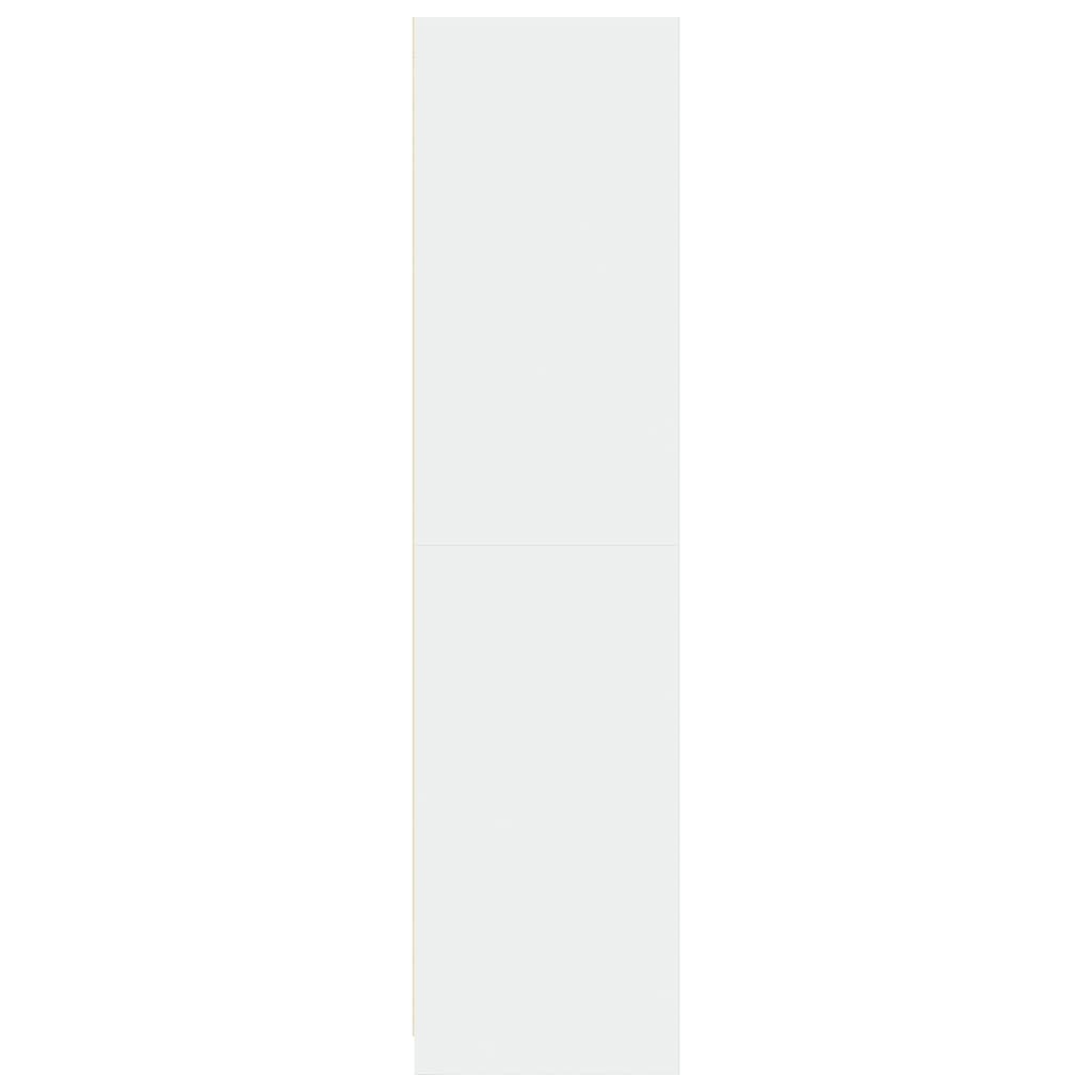 Garde-robe Blanc 100x50x200 cm Bois d'ingénierie - XIOS