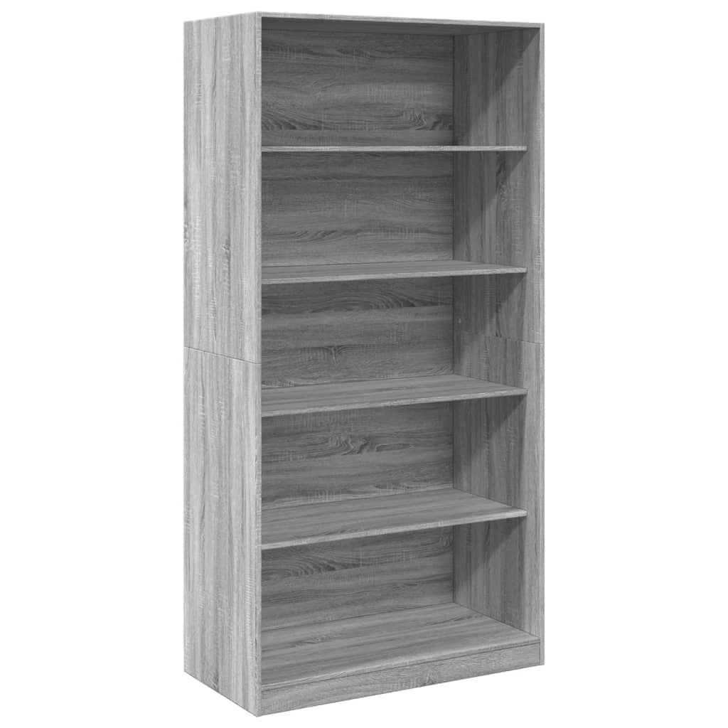 Garde-robe sonoma gris 100x50x200 cm bois d'ingénierie - XIOS