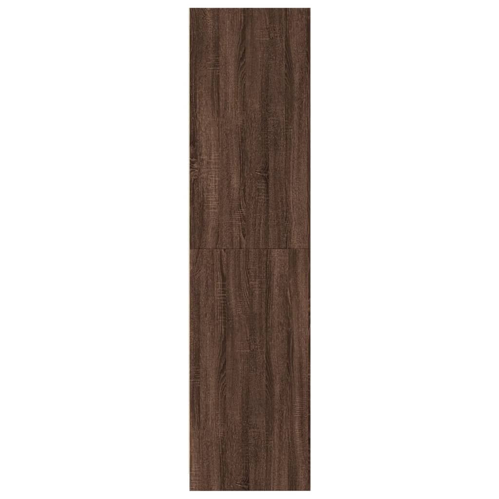 Garde-robe chêne marron 100x50x200 cm bois d'ingénierie - XIOS