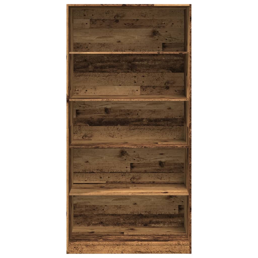 Garde-robe vieux bois 100x50x200 cm bois d'ingénierie - XIOS