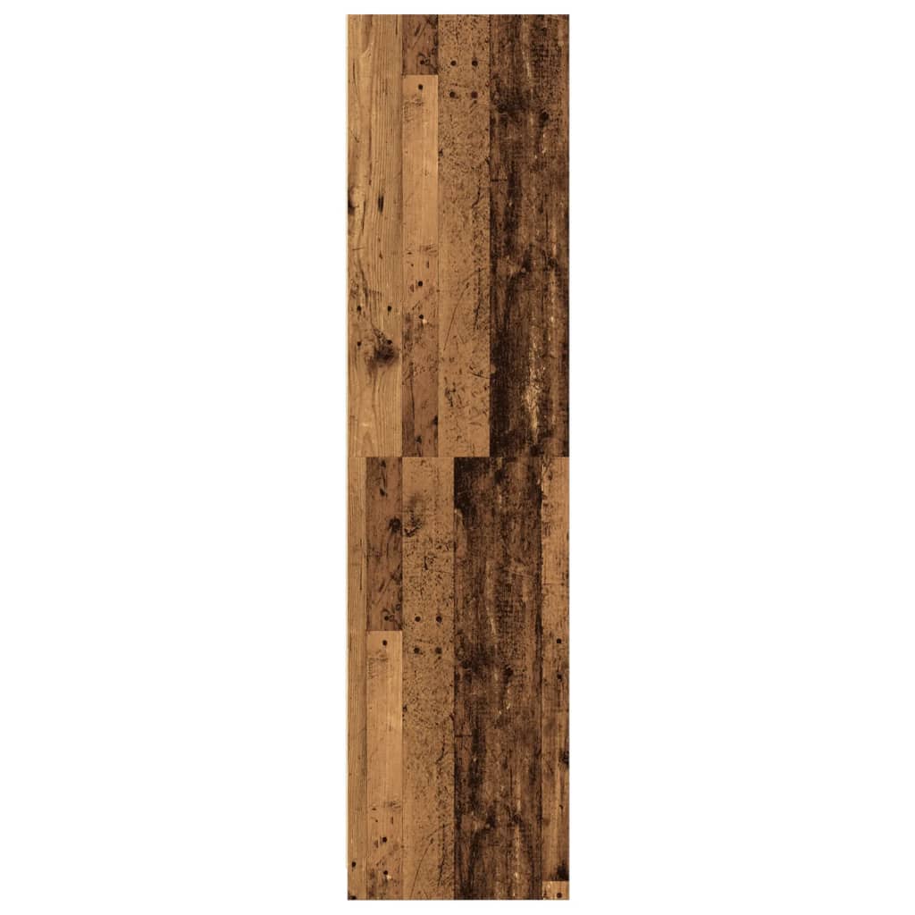 Garde-robe vieux bois 100x50x200 cm bois d'ingénierie - XIOS