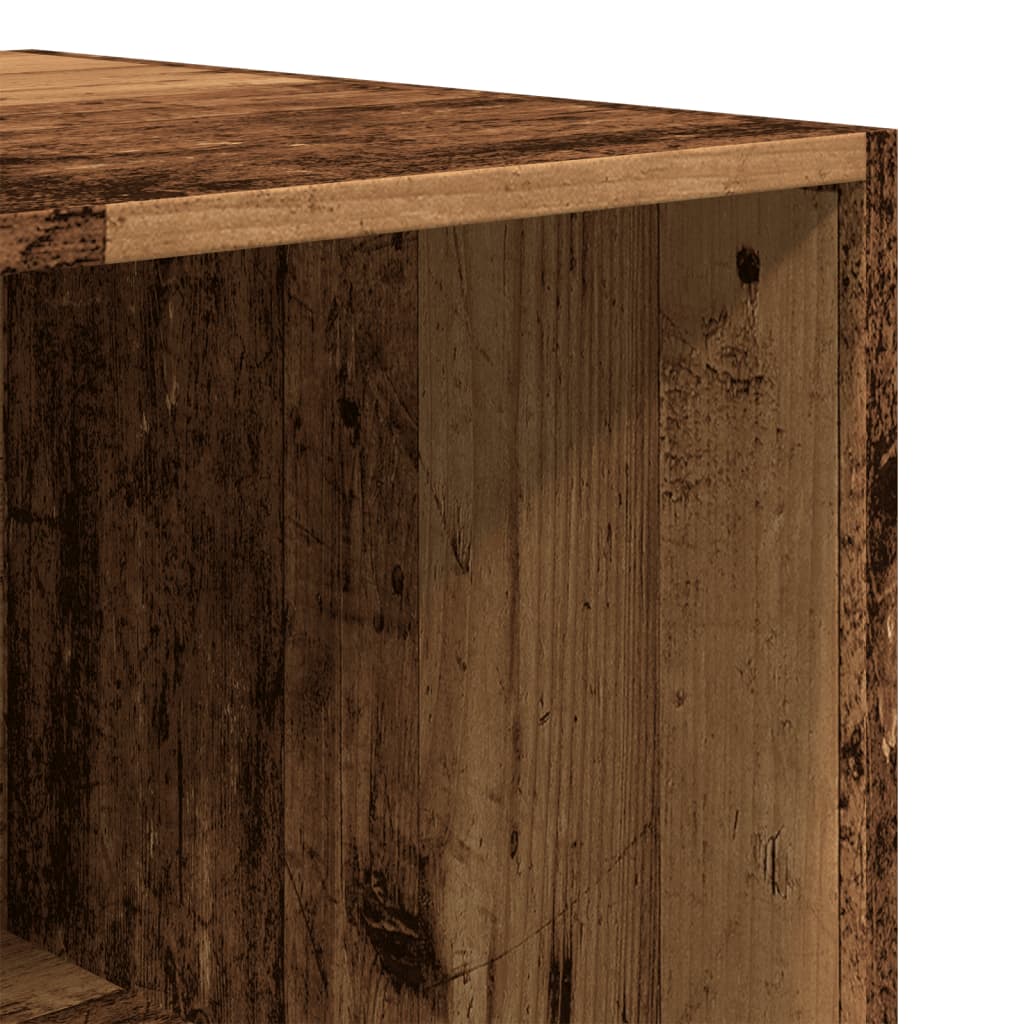 Garde-robe vieux bois 100x50x200 cm bois d'ingénierie - XIOS