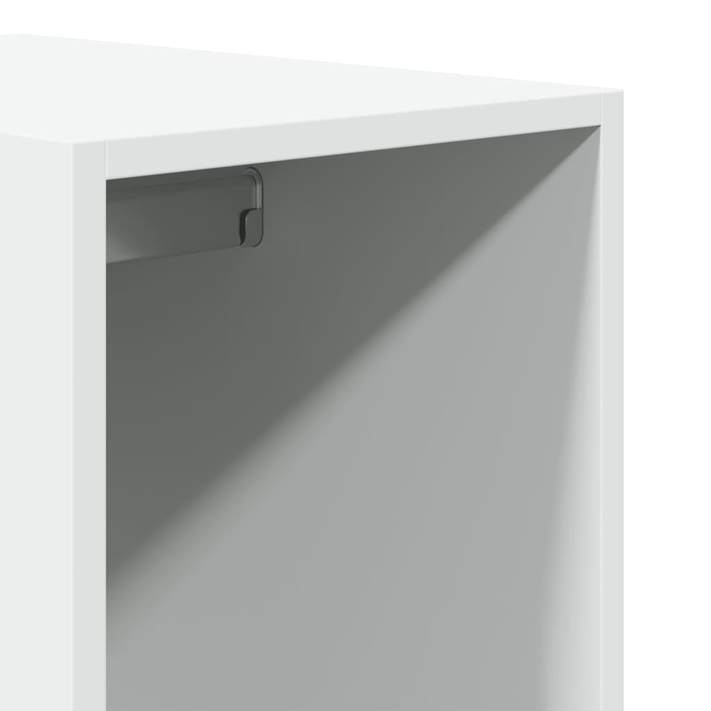 Garde-robe Blanc 30x50x200 cm Bois d'ingénierie - XIOS