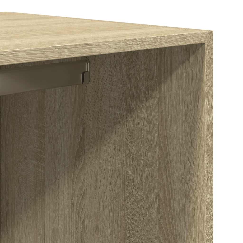 Garde-robe chêne sonoma 80x50x200 cm bois d'ingénierie - XIOS