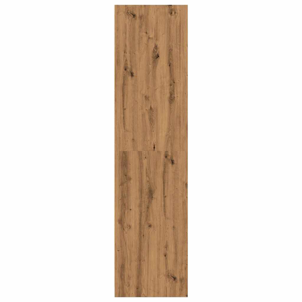 Garde-robe chêne artisanal 80x50x200 cm bois d'ingénierie - XIOS