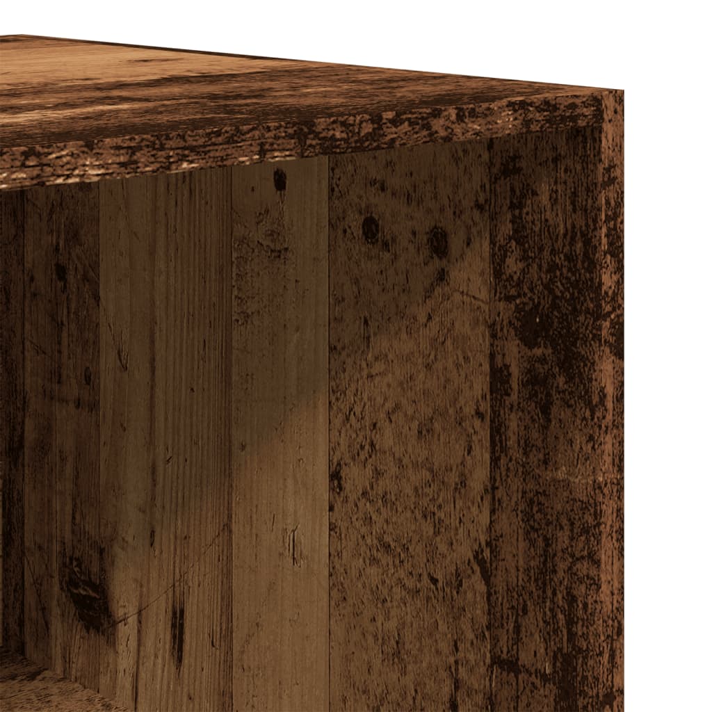 Garde-robe vieux bois 80x50x200 cm bois d'ingénierie - XIOS