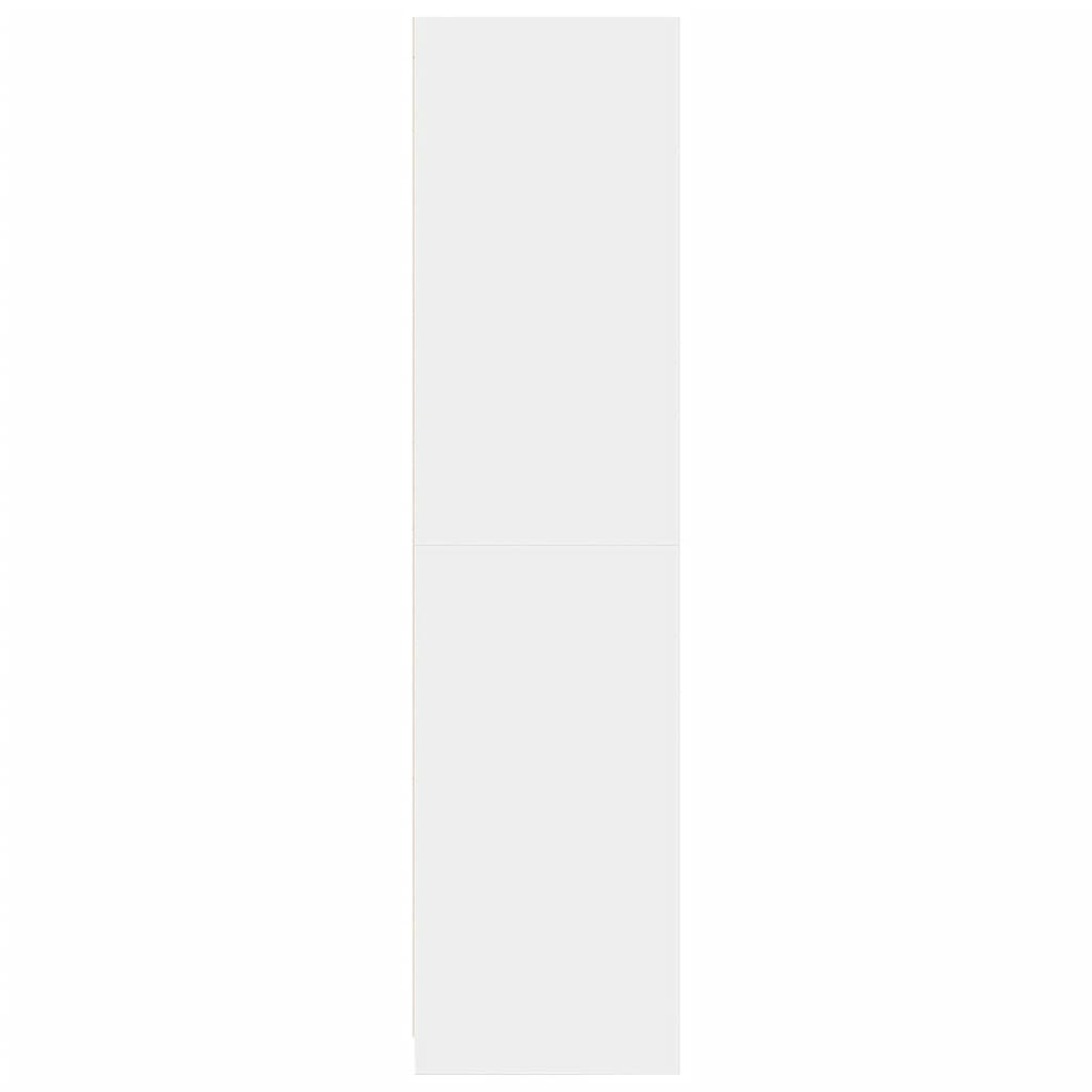 Garde-robe Blanc 100x50x200 cm Bois d'ingénierie - XIOS