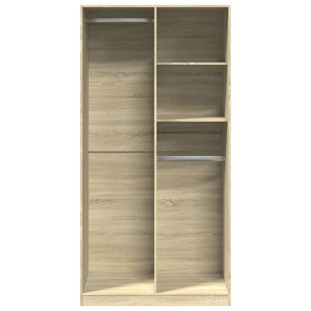 Garde-robe Chêne sonoma 100x50x200 cm Aggloméré - XIOS