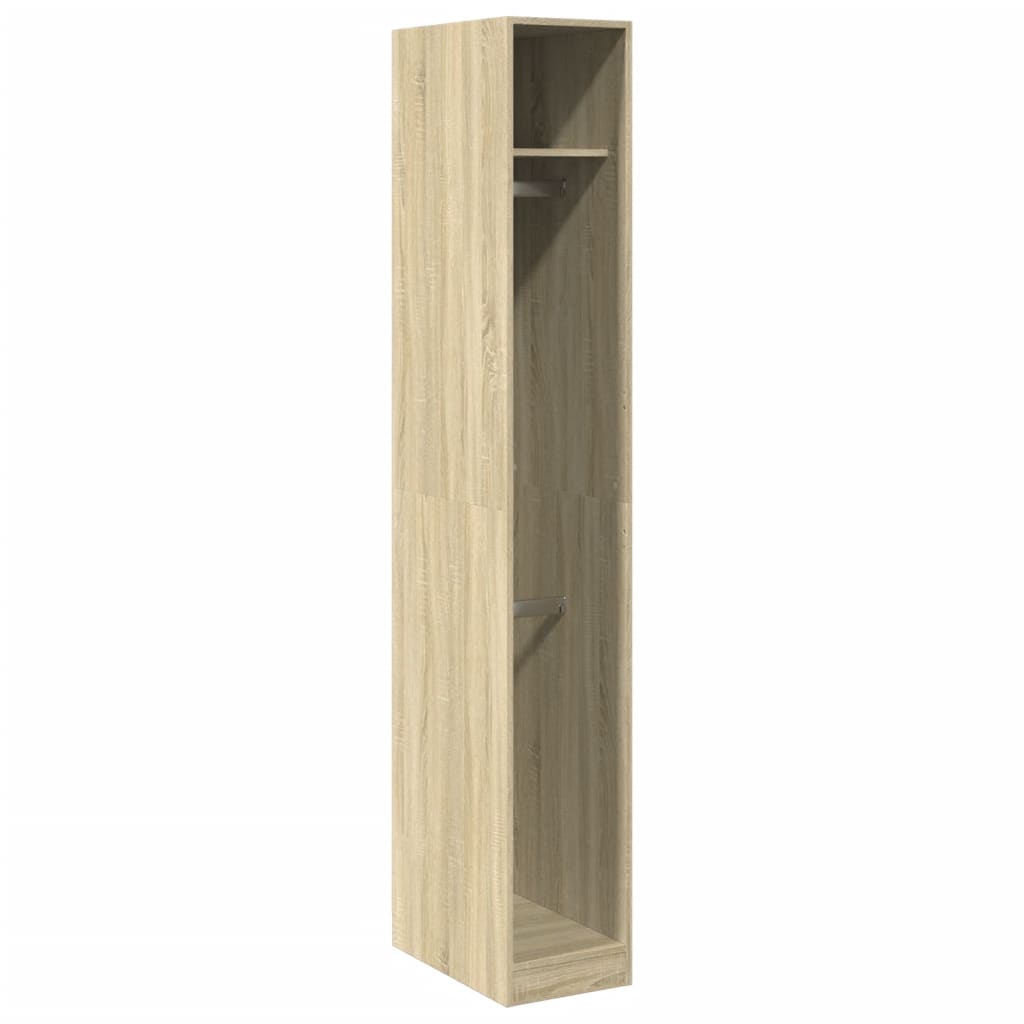 Garde-robe chêne sonoma 30x50x200 cm bois d'ingénierie - XIOS