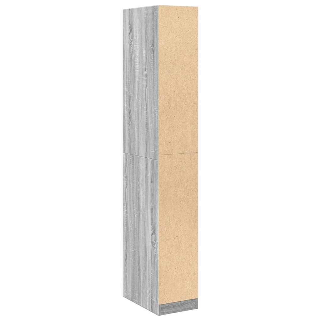Garde-robe sonoma gris 30x50x200 cm bois d'ingénierie - XIOS