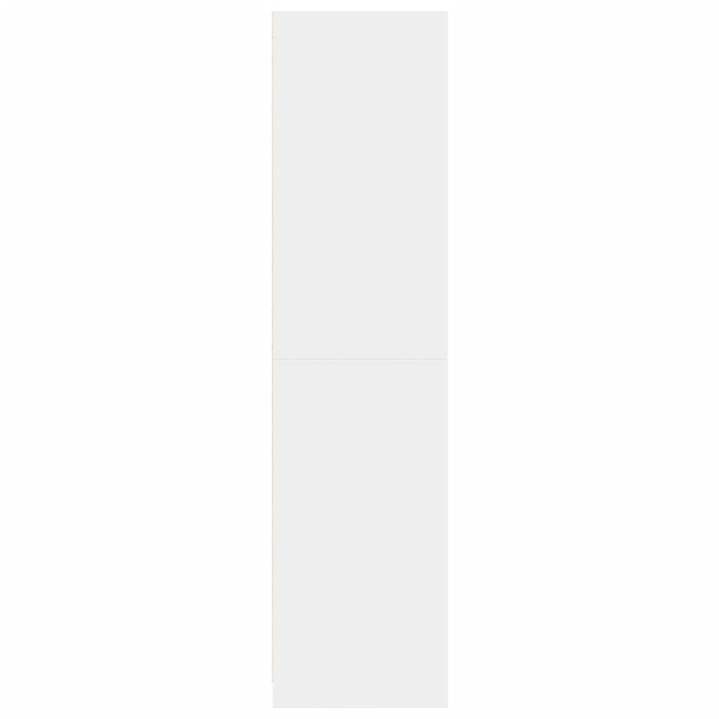 Garde-robe Blanc 50x50x200 cm Bois d'ingénierie - XIOS