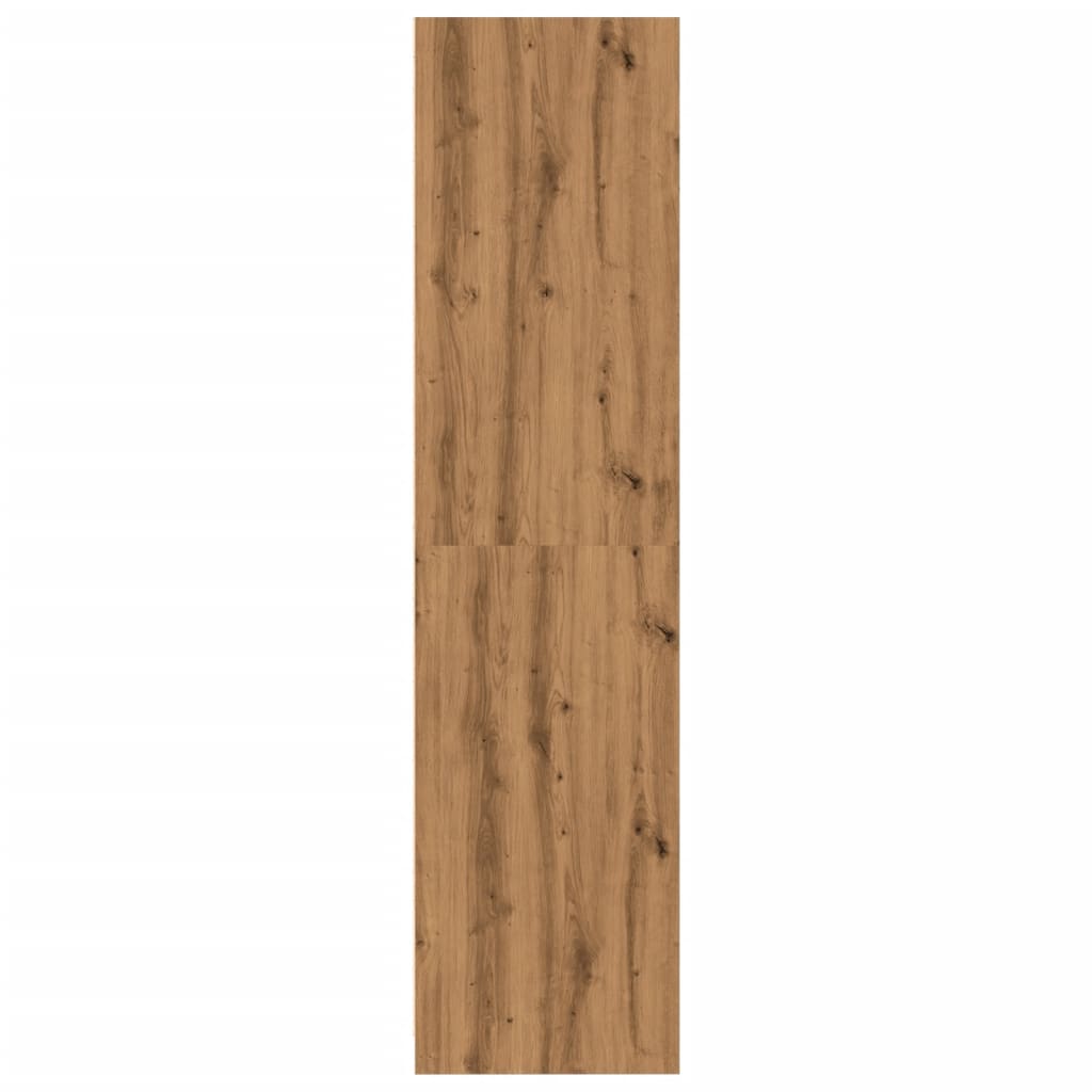 Garde-robe chêne artisanal 50x50x200 cm bois d'ingénierie - XIOS