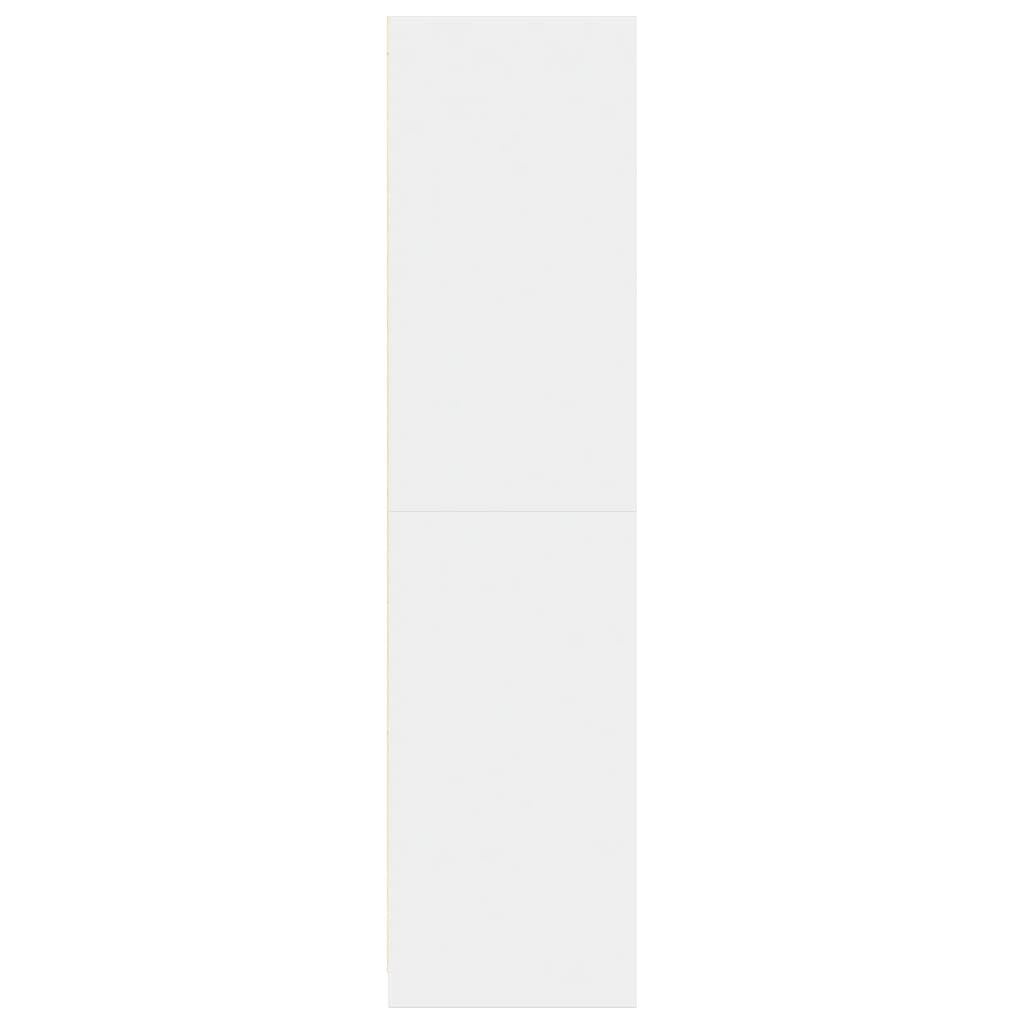 Garde-robe blanc 80x50x200 cm bois d'ingénierie - XIOS