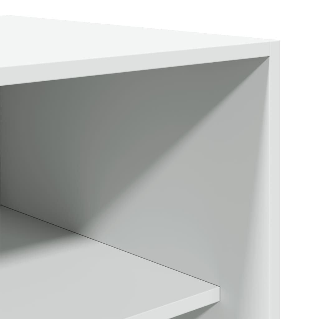 Garde-robe blanc 80x50x200 cm bois d'ingénierie - XIOS