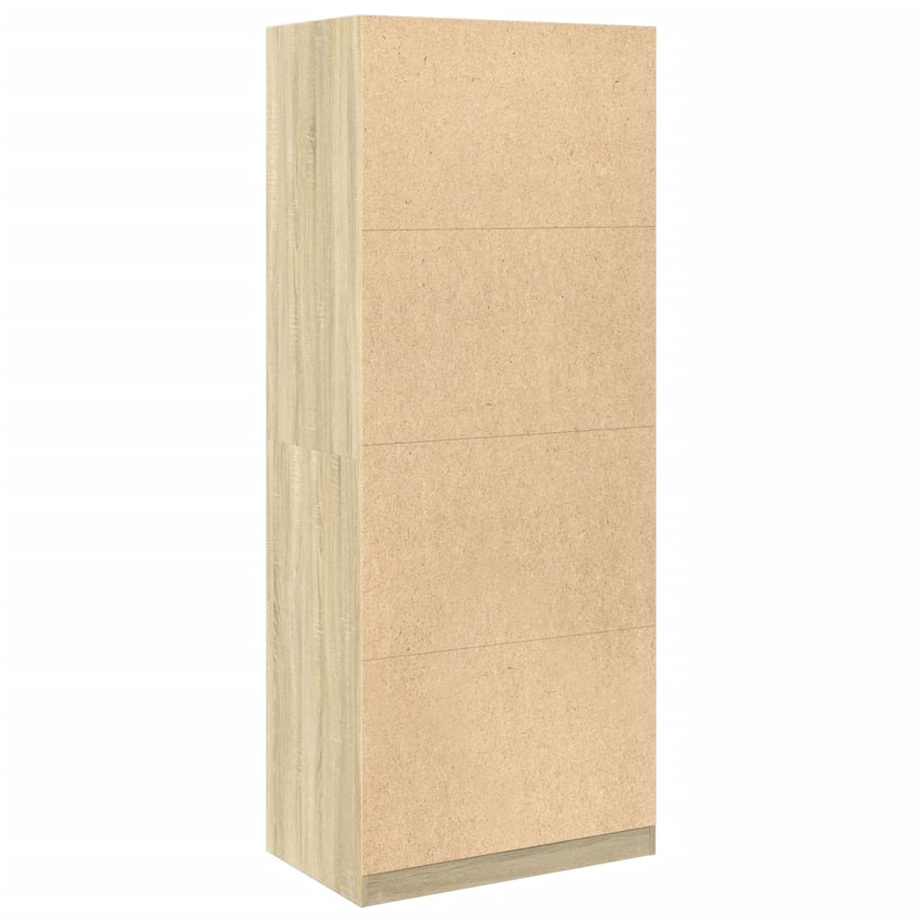 Garde-robe chêne sonoma 80x50x200 cm bois d'ingénierie - XIOS