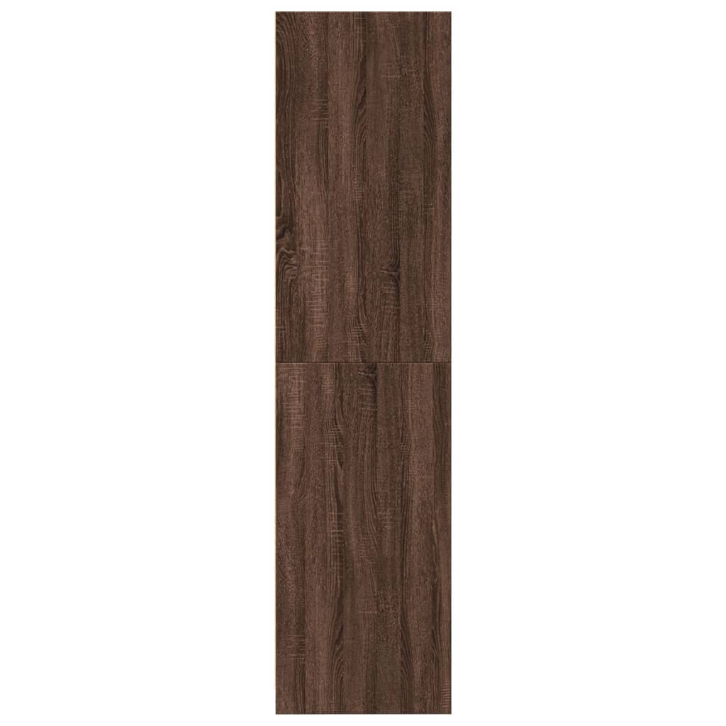 Garde-robe chêne marron 80x50x200 cm bois d'ingénierie - XIOS