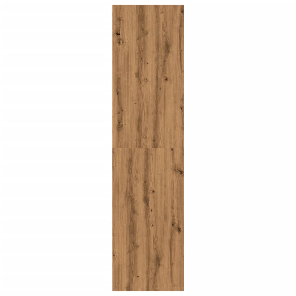 Garde-robe chêne artisanal 80x50x200 cm bois d'ingénierie - XIOS