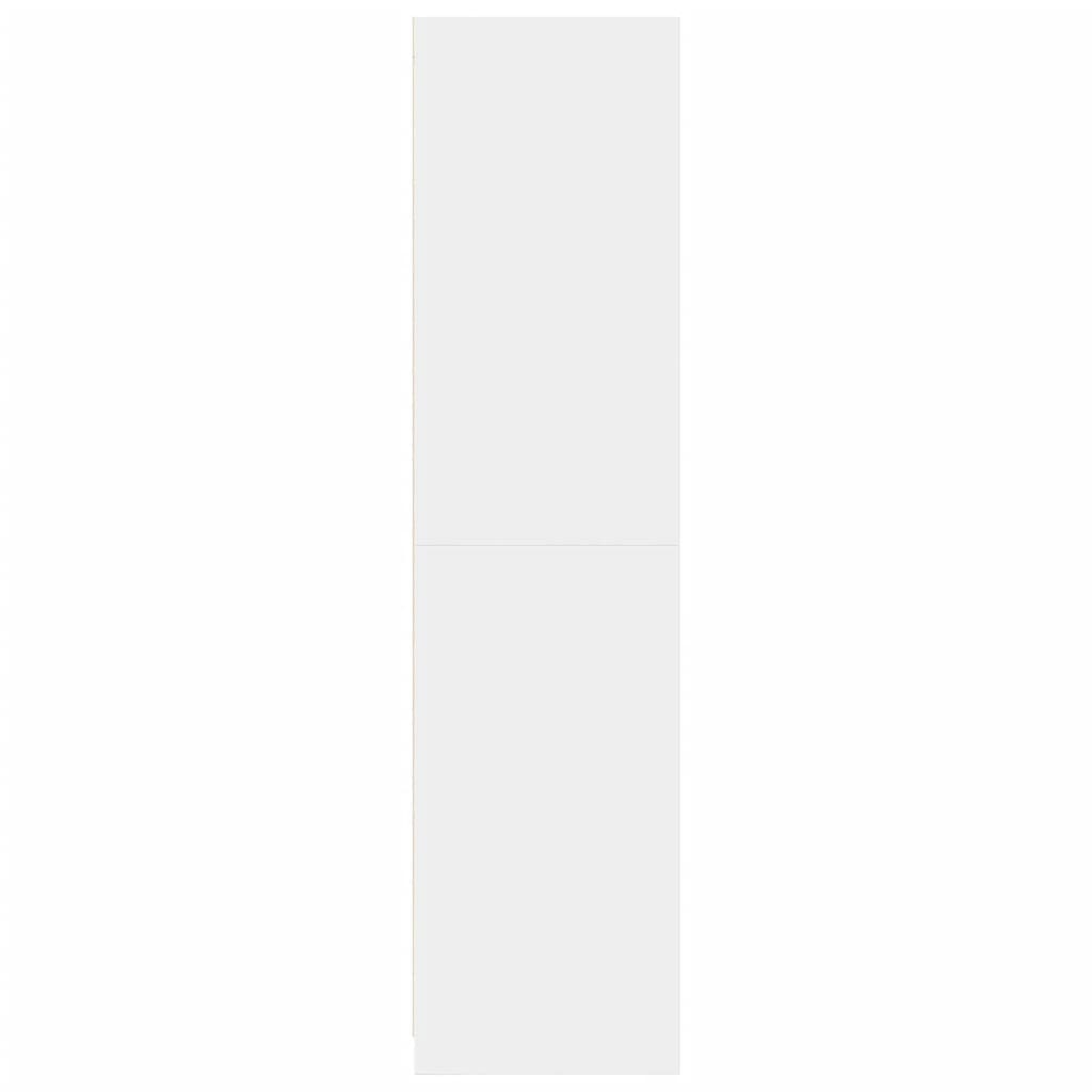 Garde-robe Blanc 100x50x200 cm Bois d'ingénierie - XIOS
