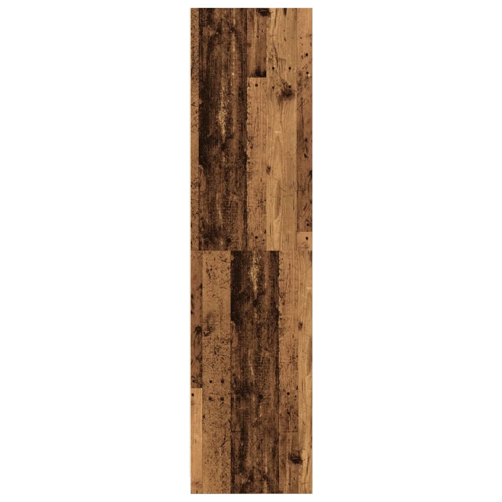 Garde-robe vieux bois 100x50x200 cm bois d'ingénierie - XIOS