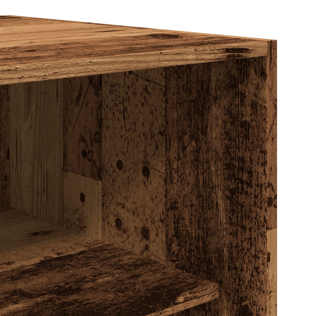 Garde-robe vieux bois 100x50x200 cm bois d'ingénierie - XIOS