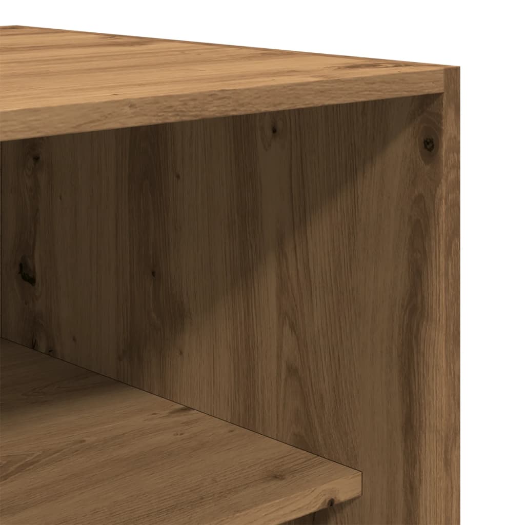 Garde-robe chêne artisanal 100x50x200 cm bois d'ingénierie - XIOS