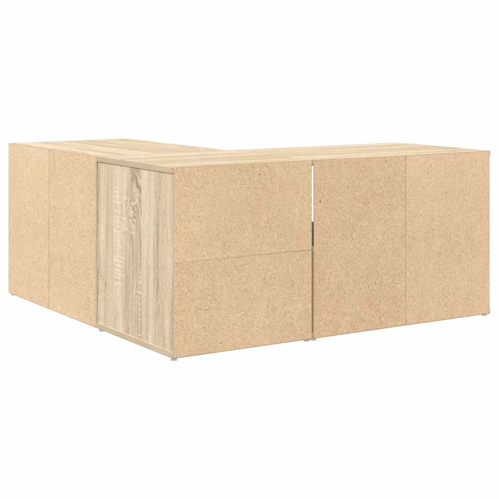 Armoire d'angle chêne sonoma 160x40x45 cm bois d’ingénierie - XIOS