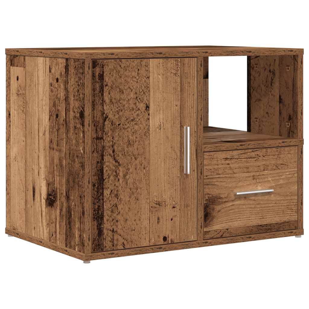 Armoire d'angle vieux bois 160x40x45 cm bois d'ingénierie - XIOS