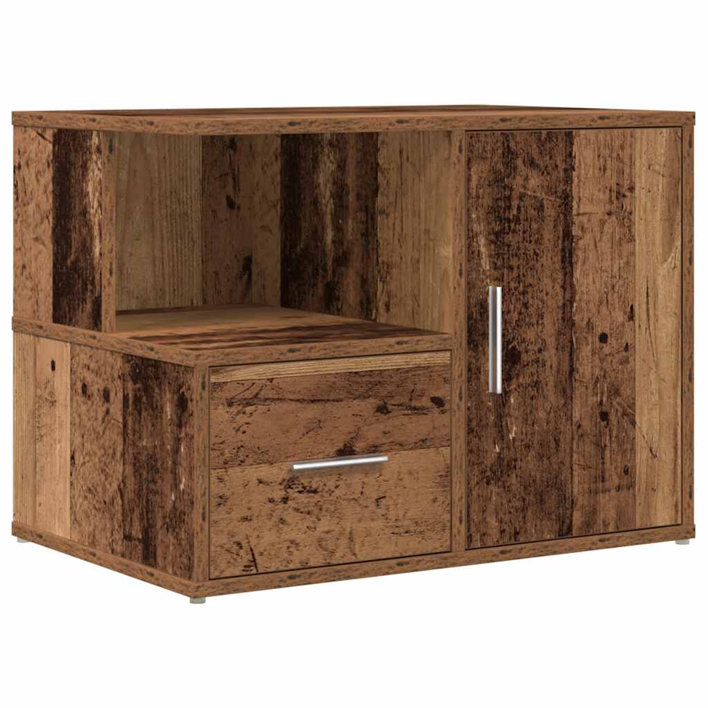 Armoire d'angle vieux bois 160x40x45 cm bois d'ingénierie - XIOS