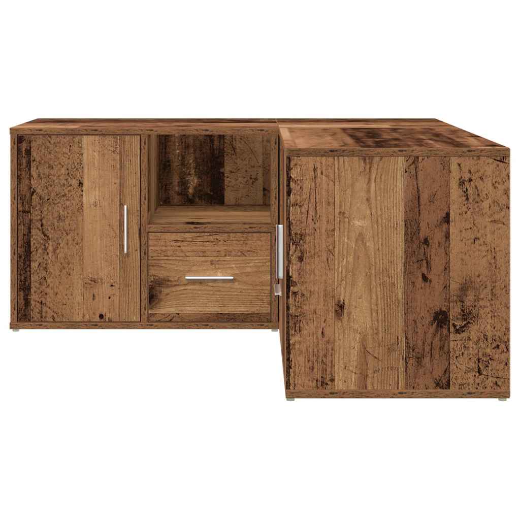 Armoire d'angle vieux bois 160x40x45 cm bois d'ingénierie - XIOS