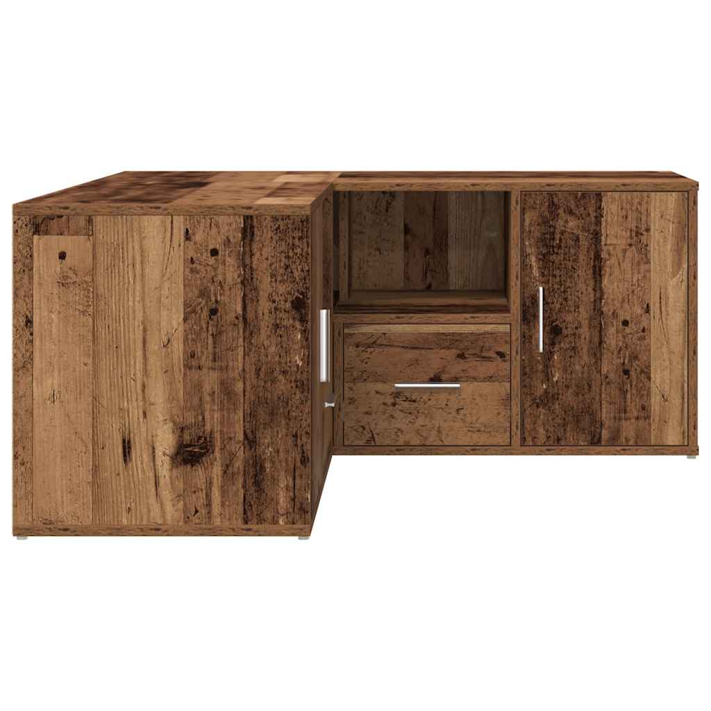 Armoire d'angle vieux bois 160x40x45 cm bois d'ingénierie - XIOS