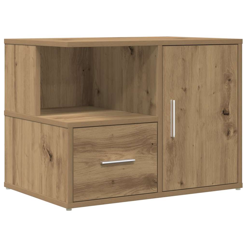 Armoire d'angle chêne artisanal 160x40x45 cm bois d'ingénierie - XIOS