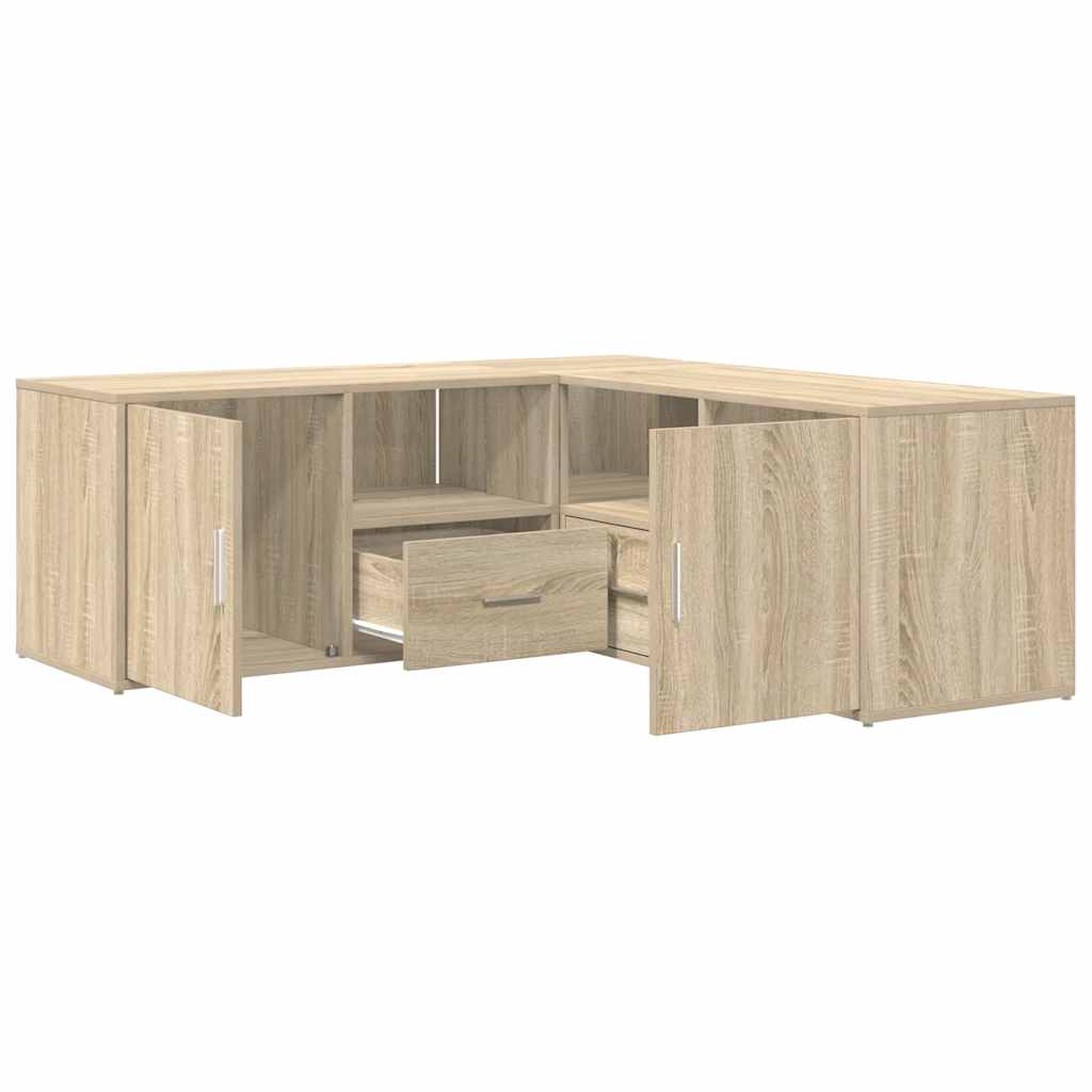Armoire d'angle chêne sonoma 200x40x45 cm bois d’ingénierie - XIOS