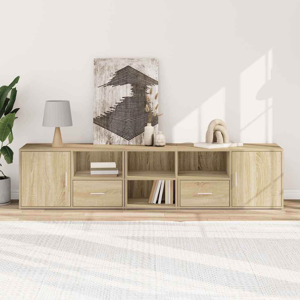 Armoire d'angle chêne sonoma 200x40x45 cm bois d’ingénierie - XIOS