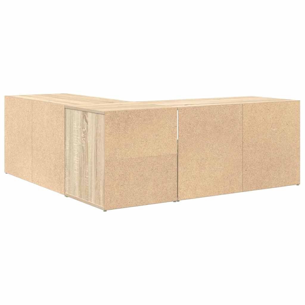 Armoire d'angle chêne sonoma 200x40x45 cm bois d’ingénierie - XIOS