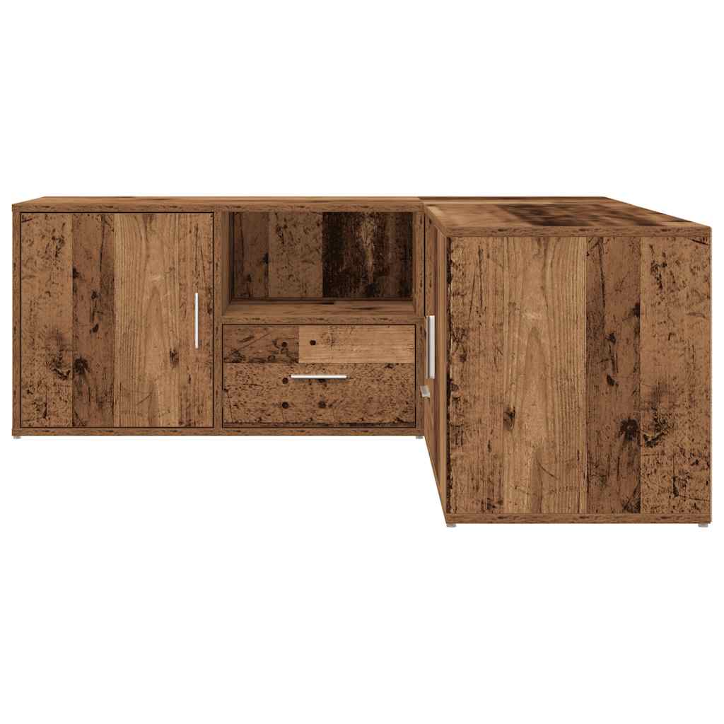 Armoire d'angle vieux bois 200x40x45 cm bois d'ingénierie - XIOS
