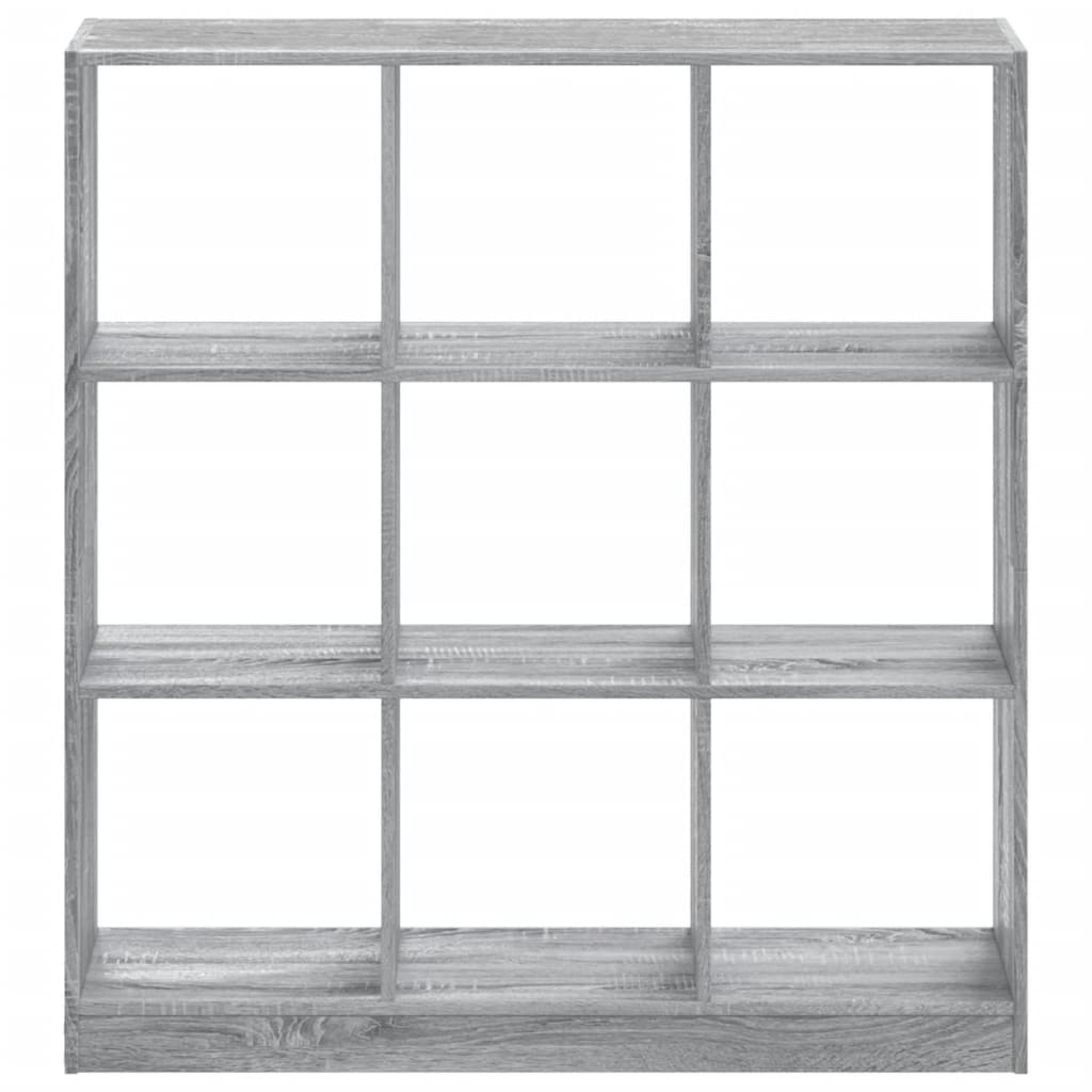 Bibliothèque sonoma gris 102x32x108 cm bois d'ingénierie - XIOS