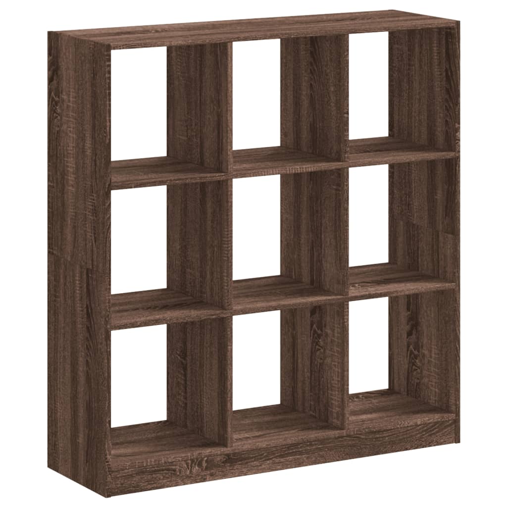 Bibliothèque chêne marron 102x32x108 cm bois d'ingénierie - XIOS